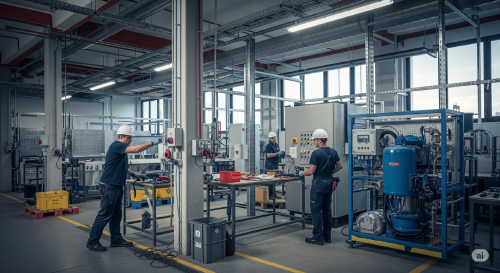 Reformando e adaptando espaço para geradores de oxi-hidrogênio